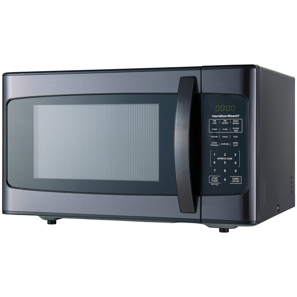 Hamilton Beach 1.1 cu. ft. Countertop Microwave Oven, 1000 Watts, Stainless  Steel