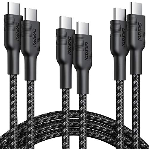 New Choetech USB-C to USB-C Cable Set 3 Packs, Black