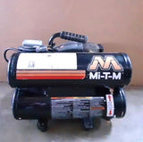 mi-t-m AM1-HE02-05M Hand Carry Electric Air Compressor, 5 gal, Single Stage, 2 hp, 120V, 15.0 amp, Black