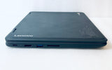 Lenovo 300e 11.6" Flip Design Touchscreen Chromebook 4GB 32GB 2.1GHz, Dark Gray Ungraded