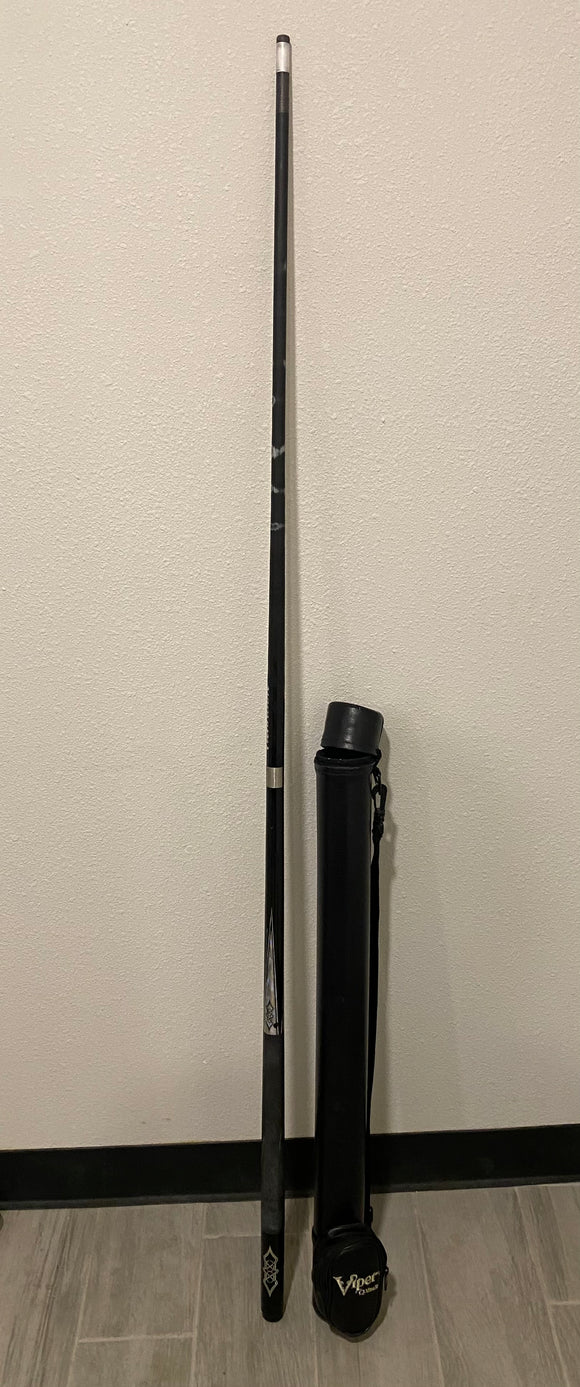 Eastpoint Pool Stick with Viper Vault Carrying Case, Black