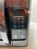 Hamilton Beach Black Stainless Steel, 1000 Watt - 1.1 Cubic Feet, Microwave