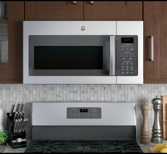 GE 1.7 Cu. Ft. 1000W Over-the-Range Microwave, Stainless Steel
