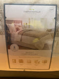 new Threshold Quality & Design 8 Piece Hawley Comforter Set, Queen, Taupe